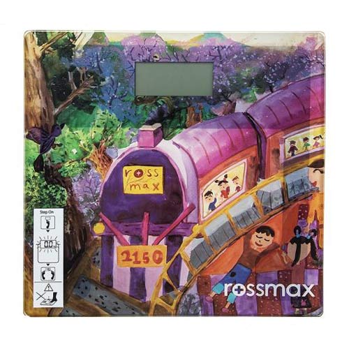 ترازو دیجیتال طرح نقاشی بنفش رزمکس - ROSSMAX WB103